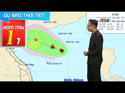 Video Tin áp thấp nhiệt đới mới nhất và Dự báo thời tiết hôm... - youtube