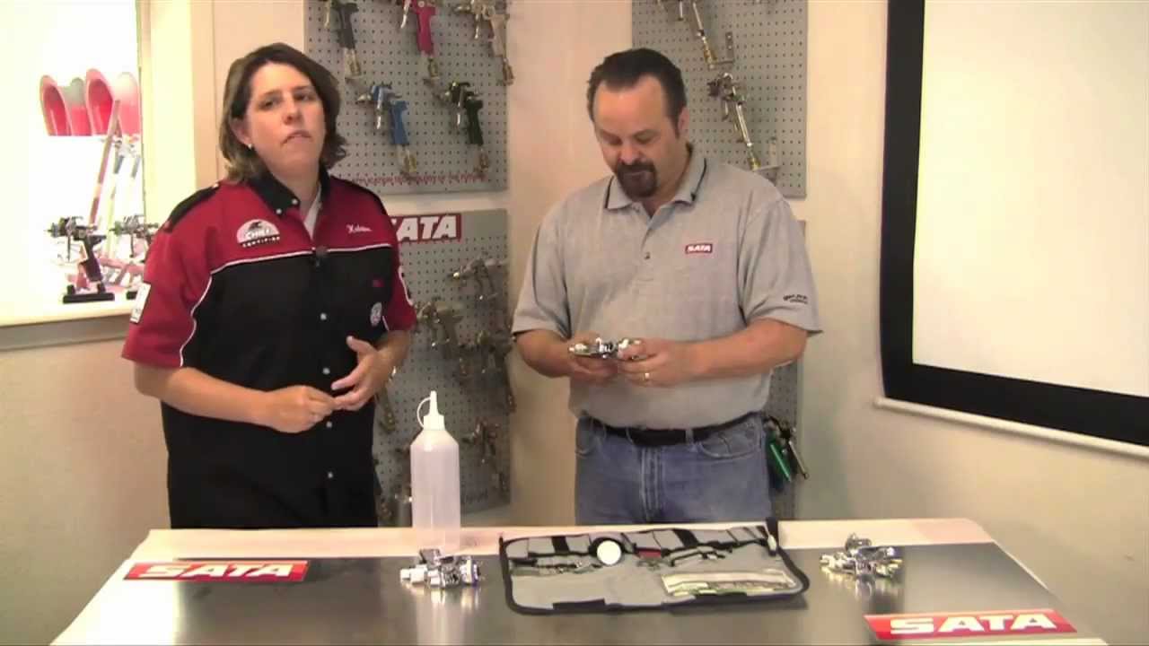 Collision Repair University Paint Gun Care and Cleaning with SATA