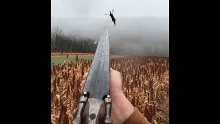 Martz's Gap View Game Farm Snowy Black Powder Shotgun Pheasant Hunt 2024