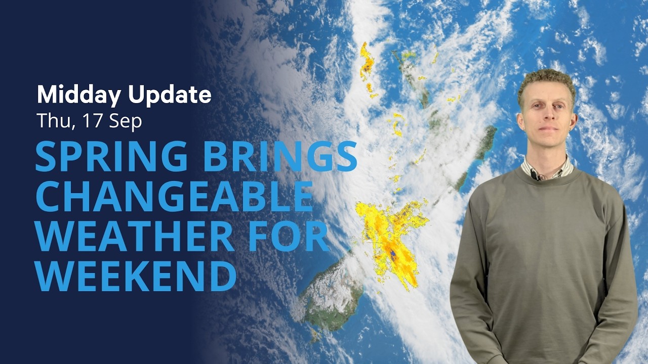 Some upcoming rain but not a weekend washout - Thursday 17 September 2026