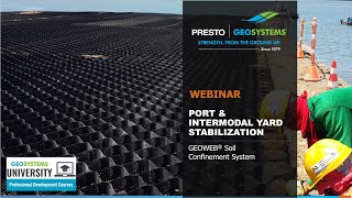 Stabilizing Intermodal & Port Yards Using the GEOWEB® System