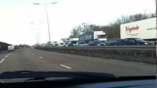 M25 - Anticlockwise 25-24 - Clockwise Lorry Accident 15th February 2012