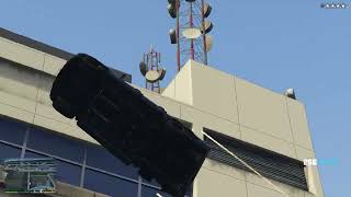 Stunt Jump In The Swat Car