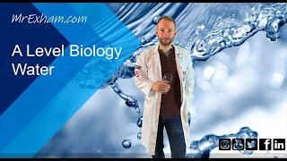 Biological properties of water - A Level Biology