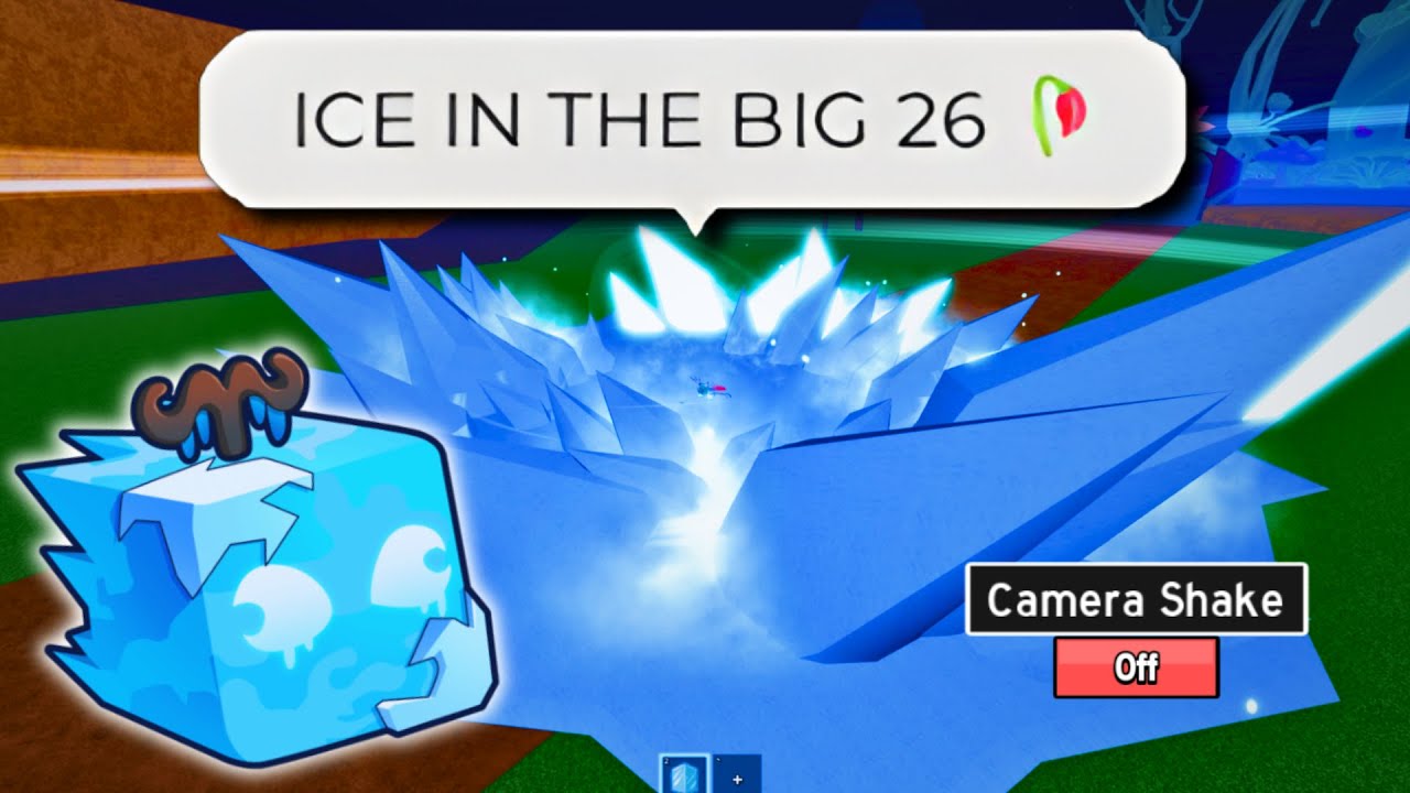ICE FRUIT with OFF SCREEN SHAKE unescapable COMBOS ... | Blox fruits PVP