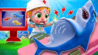 Baby Police Save the Pregnant Shark 👮‍♂️🦈 |Taking Care Baby 👶🏻 🍼 | Funny Stories For Kids