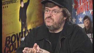 Michael Moore interview about Bowling for Columbine Part 2/2