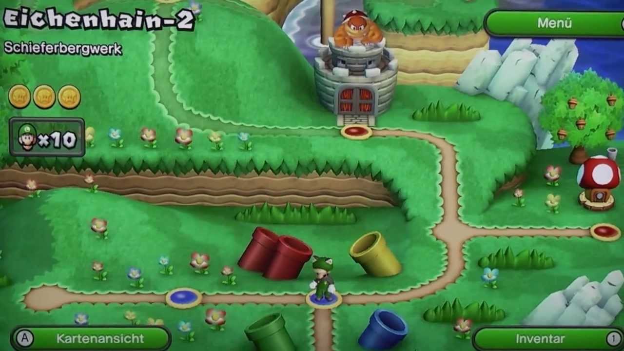 New Super Luigi U. Acorn Plains-2 Secret Exit