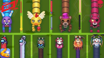 snake.io 🐍 count my all skins #snakeio #snakegame