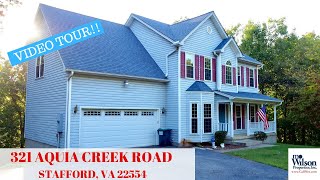 321 AQUIA CREEK ROAD STAFFORD, VA 22554 - VIDEO TOUR