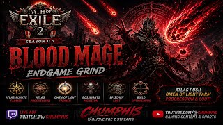 🩸 POE 2 Blood Mage Season 0.5 – LVL 92 ➜ 100 | Atlas-Punkte & Abyss Omen Farm 🚀