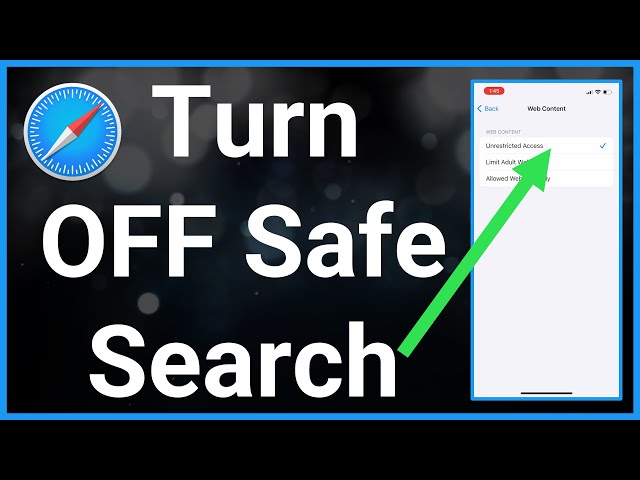 Turn Off Safe Search On Iphone
