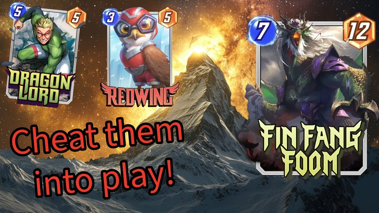 Dragons and Birds! Win by CHEATING (cards into play!) - Marvel Snap Infinite Deck Highlight