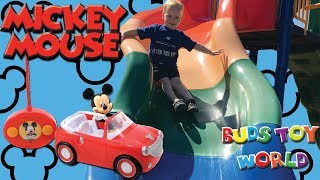 Jada Toys Disney Mickey Mouse Rc Vehicle Review Surprise Huge Slides And Obstacles Buds Toy World