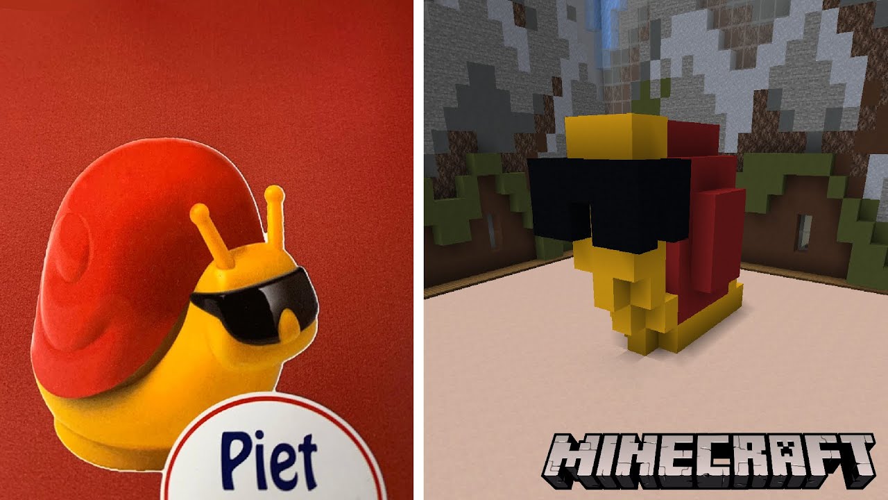 Piet de slak!! 🐌 | Minecraft Build battle.