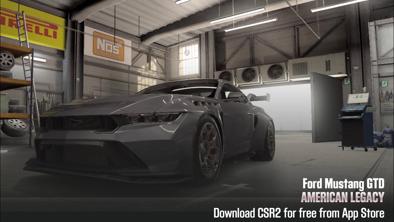 CSR2 - Mustang GTD - tune & shift - 6.923 - YouTube