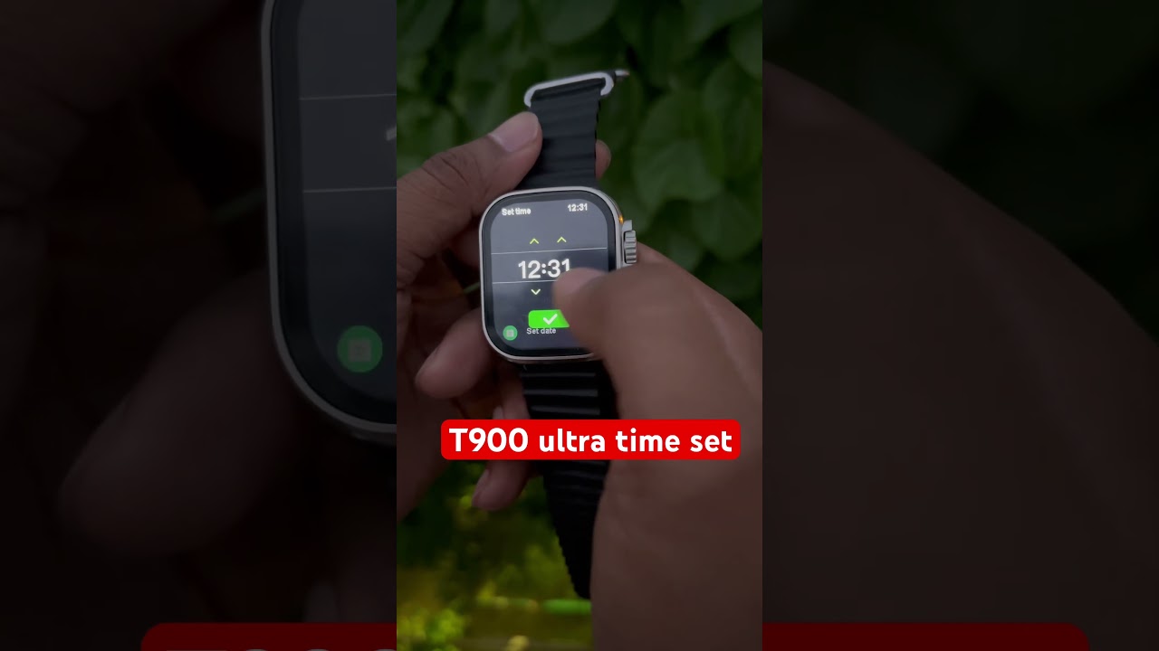 t900 ultra smart watch time setting l how to set time in t900 ultra smart watch 