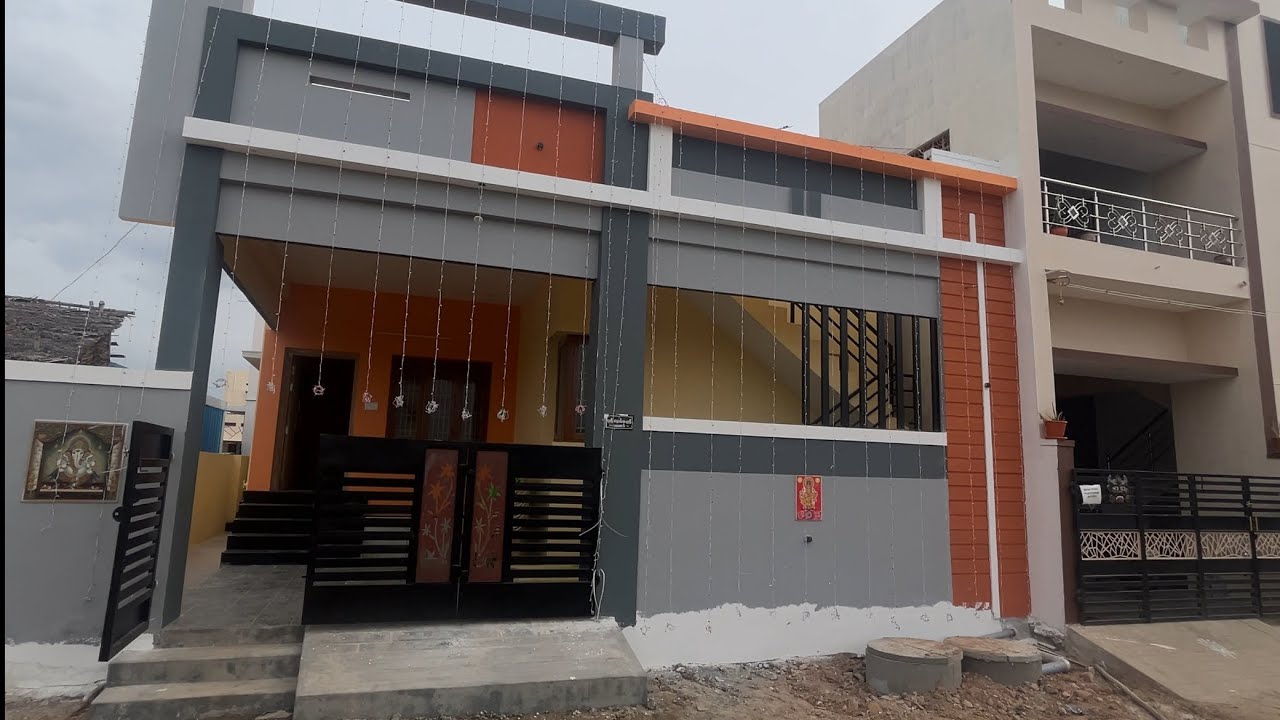 மதுரையில் 35 லட்சத்தில் 3.5 சென்ட் வடக்கு பார்த 1200sqftடில் கட்டபட்ட அழகிய வீடு