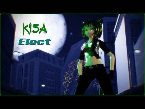 [MMD ft. Kisa] Elect 貓耳霊夢で