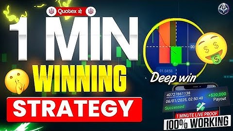 Quotex Trading Strategy 1 minute | How I Achieved 100% Accuracy | quotex sureshot pattern  Binary❤