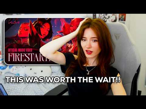 K/DA - FIRESTARTER ft. MIYEON and SOYEON of i-dle, Sophie Powers, Mimi Webb [MY REACTION]