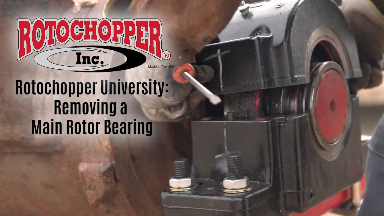 Rotochopper University: Removing a Main Rotor Bearing