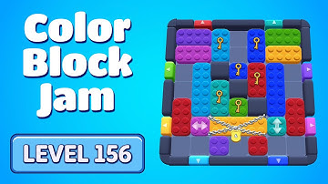 Color Block Jam Level 156 Solution Walkthrough