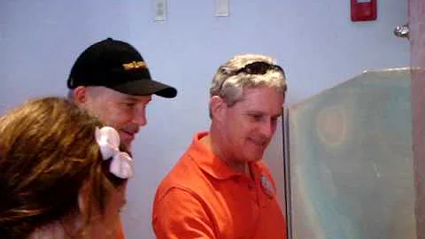 Rick Mathieson and Gary Hargrove tasting Coke prod...