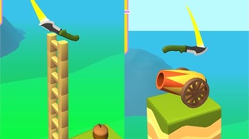 Knife Jump! Very Satisfying And Relaxing ASMR Slicing Game