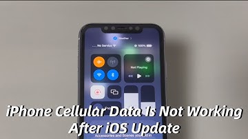 iPhone Cellular Service Unavailable After iOS 17/18/26 Update? Here