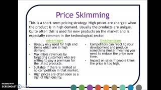 Cambridge Nationals in Enterprise & Marketing R064 LO4 Recap