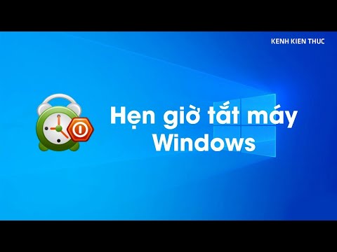 Video Cách hẹn giờ tắt máy tính trên Win 10 không cần phần... - youtube