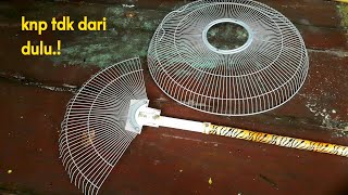 SAPU PALING AWET dari tutup kipas angin dan paralon