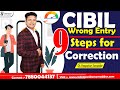 Cibil wrong entry  9 steps for correction  cadeepankar samaddar