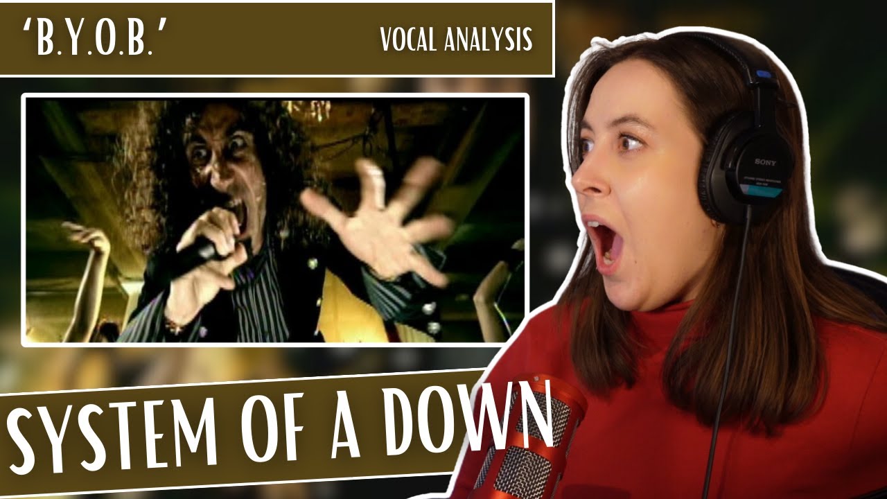 First Time Listening To SYSTEM OF A DOWN! “B.Y.O.B.” Vocal Coach Reaction (& Analysis)