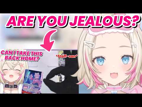 Ruffians are envious that FuwaMoco got the rare cards from Staff-san [Hololive/FuwaMoco]