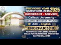 Advanced English Language Skills |FYUGP 2nd Sem Important Questions Previous Year Questions Answers
