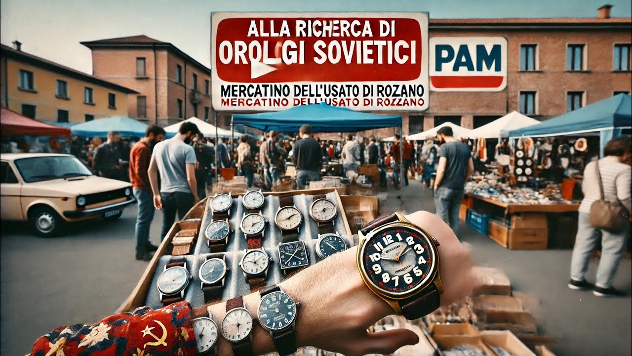 Alla ricerca di orologi sovietici al mercatino dell'usato di Rozzano | 25/08/2024