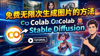 零基础免费AI绘图!Google Colab运行Stable Diffusion,一键生成无限图片