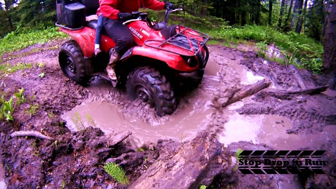 Yamaha Kodiak 400 4x4 ATV Mud Bogging YouTube