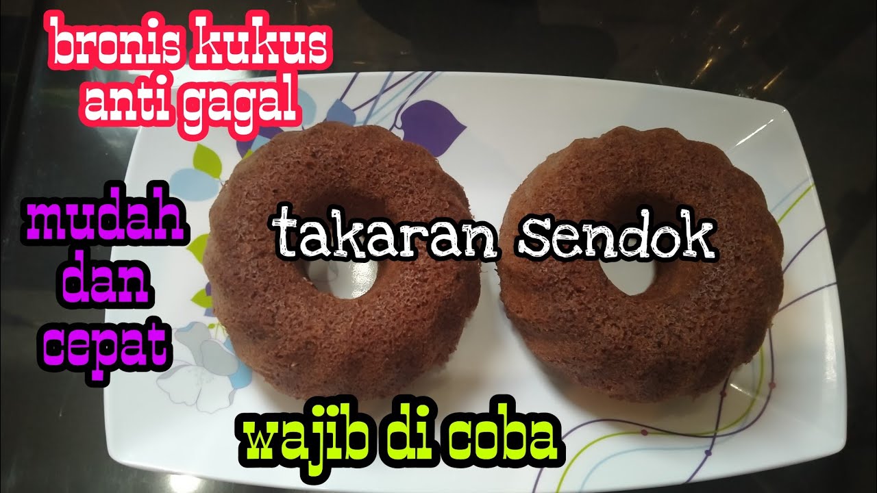 brownies kukus takaran sendok enak banget di jamin anti gagal YouTube
