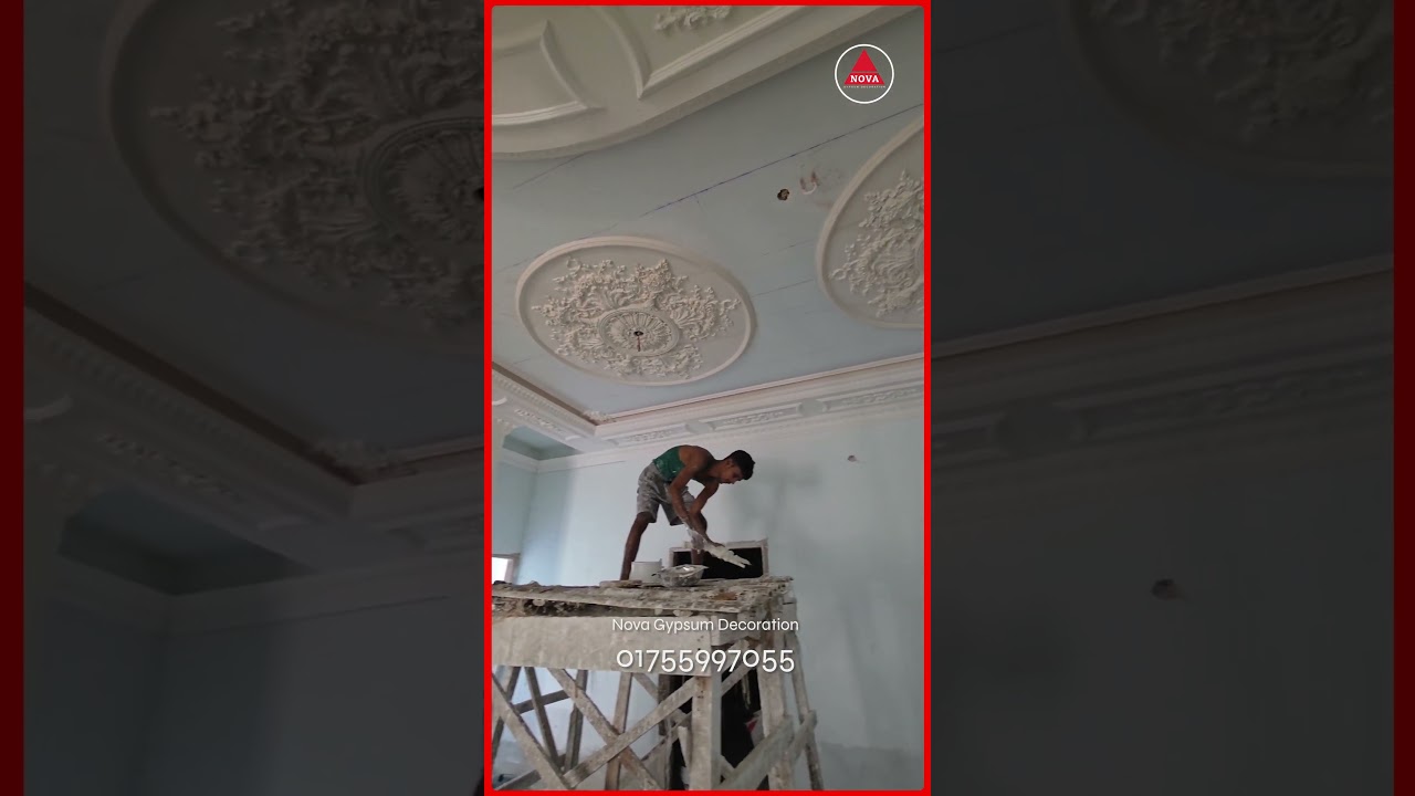Brand New Model Gypsum Victorian Design with a Luxury Victorian Look. #CeilingDesign
