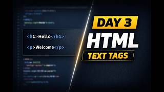 HTML Day 3 | Headings & Paragraph Tags Explained 💻