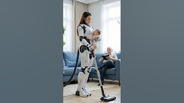 Robot Doing Housework #robot #funny