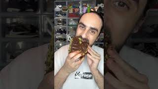 Food ASMR Eating a Dubai Chocolate Hershey’s #asmr #food #mukbang #satisfying