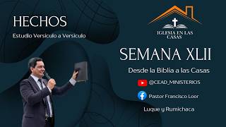 CEAD Ministerios - XLII ESTUDIO DEL LIBRO DE LOS HECHOS DE LOS APOSTOLES