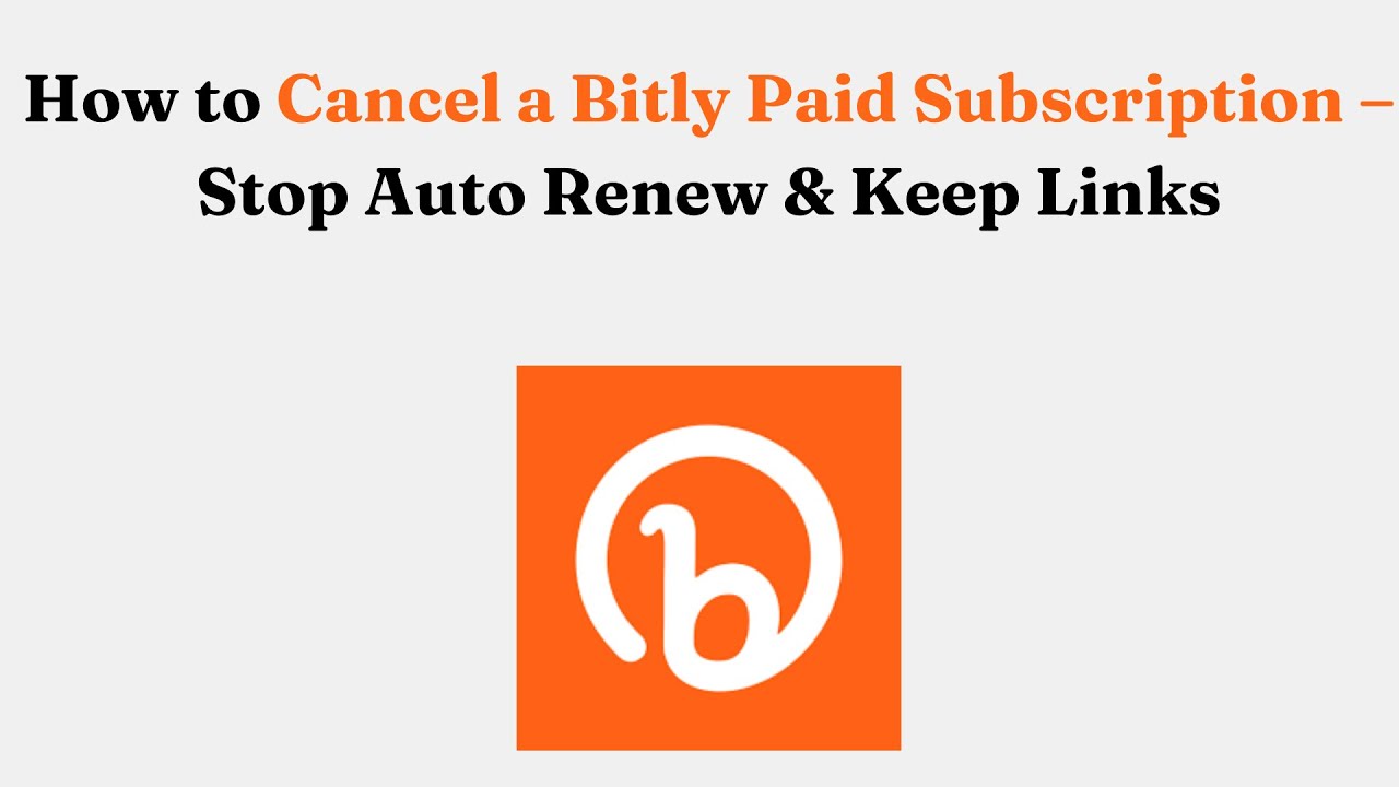 Как отменить платную подписку Bitly — остановить автоматическое продление и сохранить ссылки