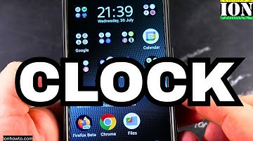 How to Remove Clock Widget From Android Home Screen