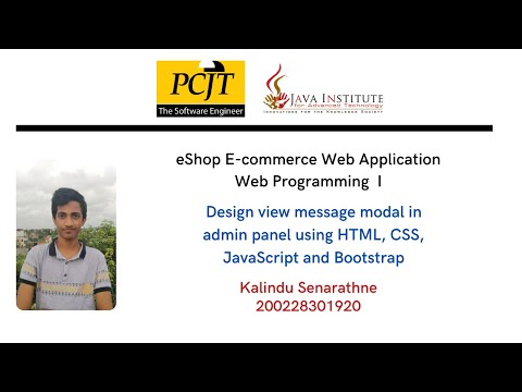 Web Project Task 47 | 1st Year | Semester 01 | Java Institute | Kalindu Senarathne