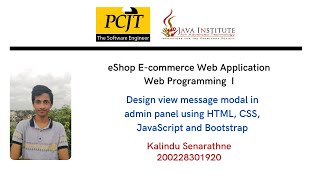 Web Project Task 47 | 1st Year | Semester 01 | Java Institute | Kalindu Senarathne